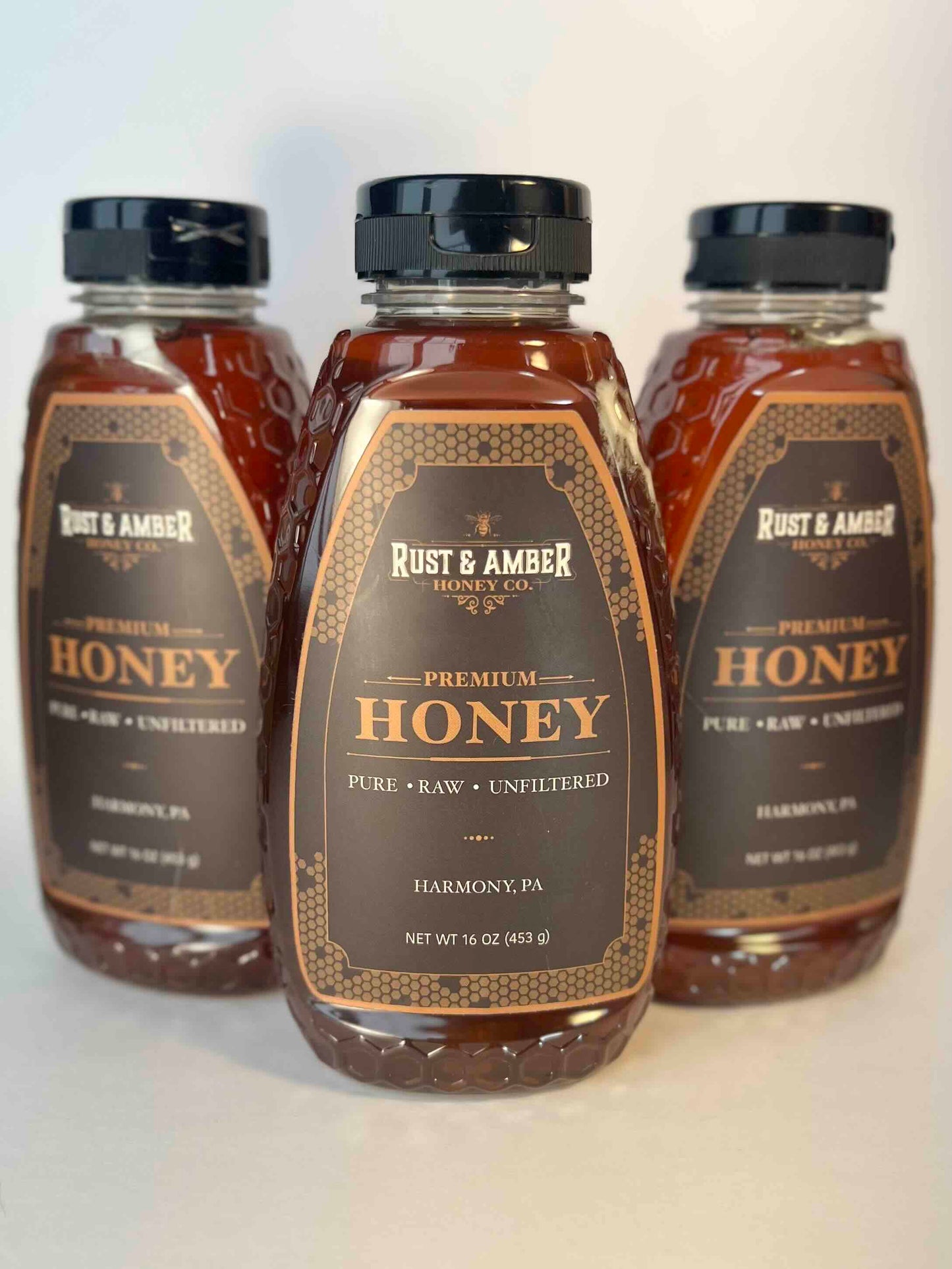 Premium Honey - 16 oz Plastic Squeeze