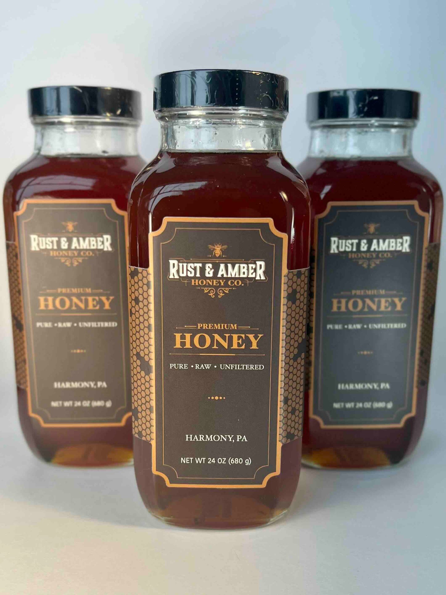 Premium Honey - 24 oz Glass