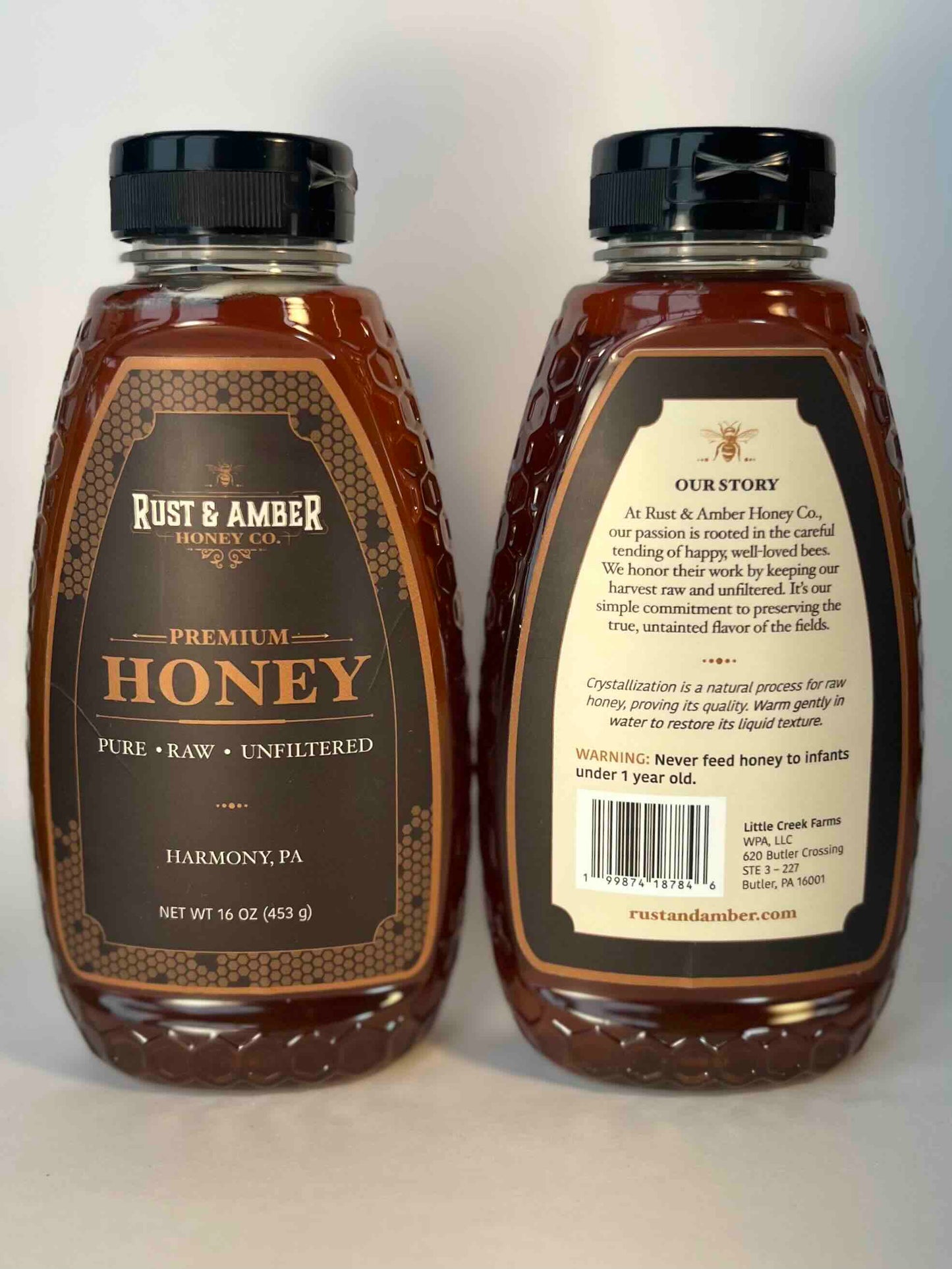 Premium Honey - 16 oz Plastic Squeeze