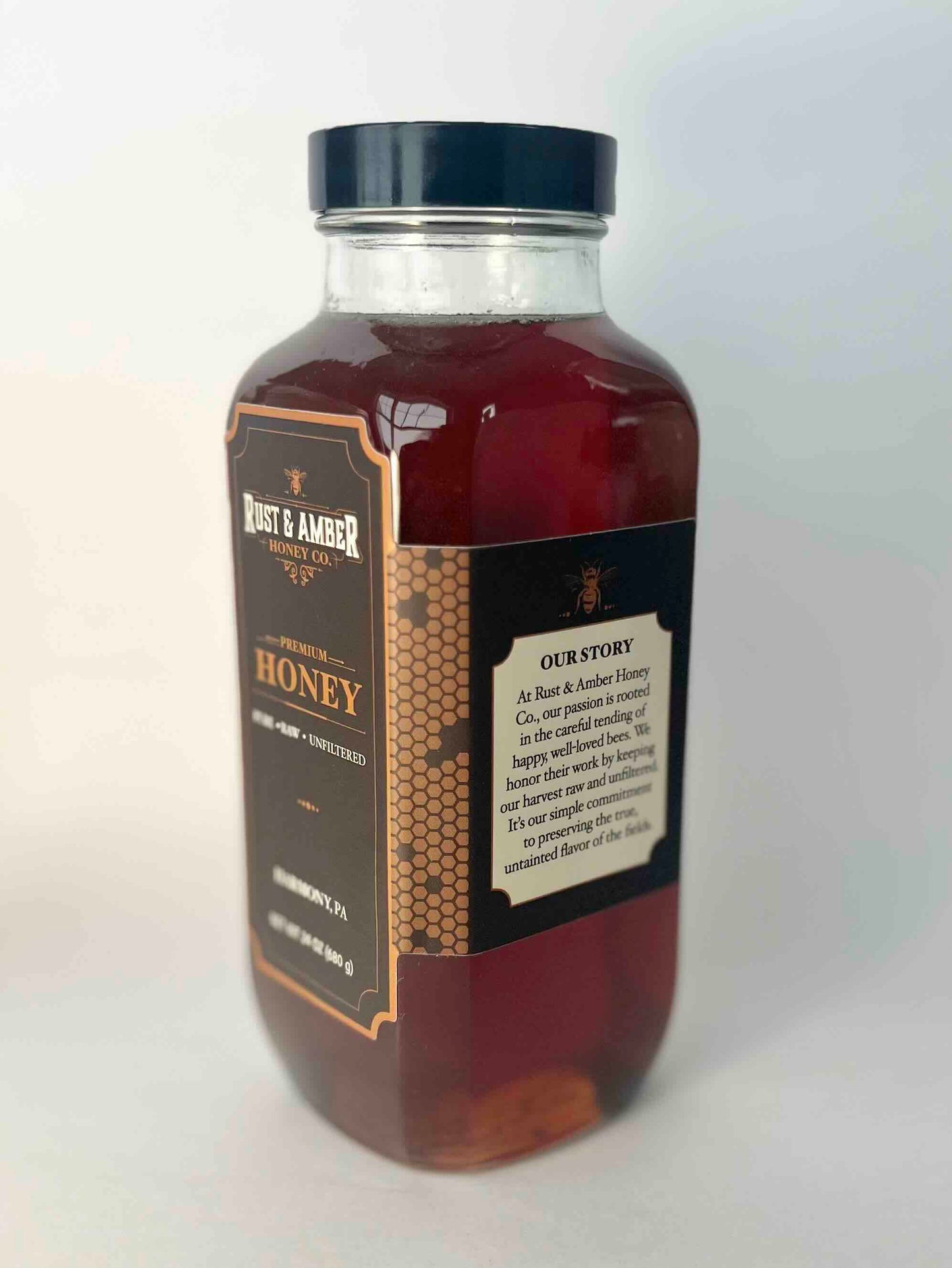 Premium Honey - 24 oz Glass