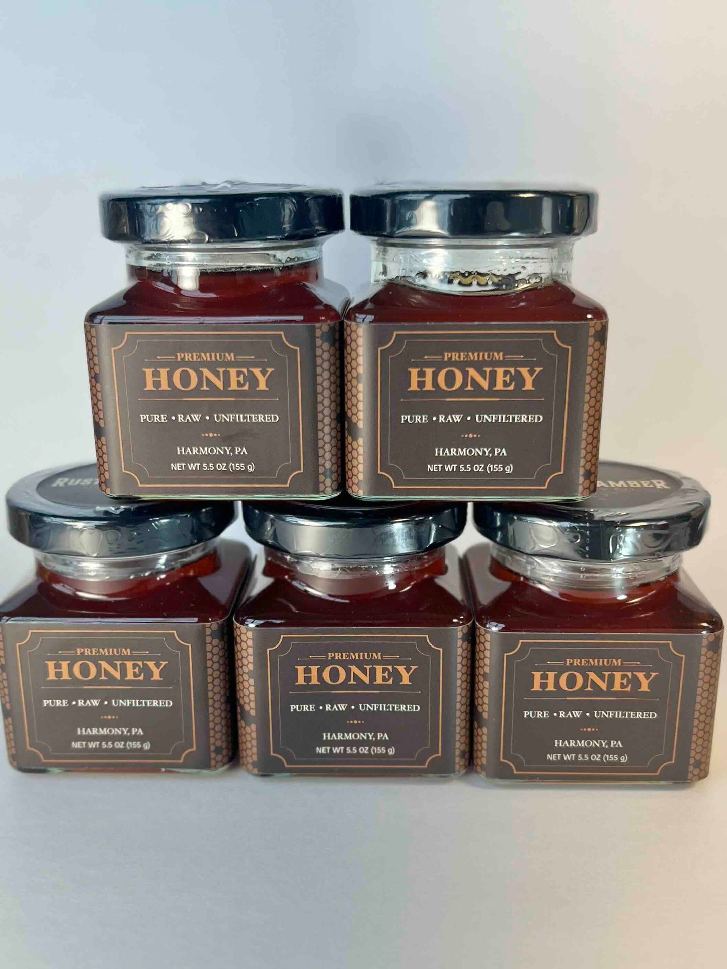 Premium Honey - 5.5 oz Glass