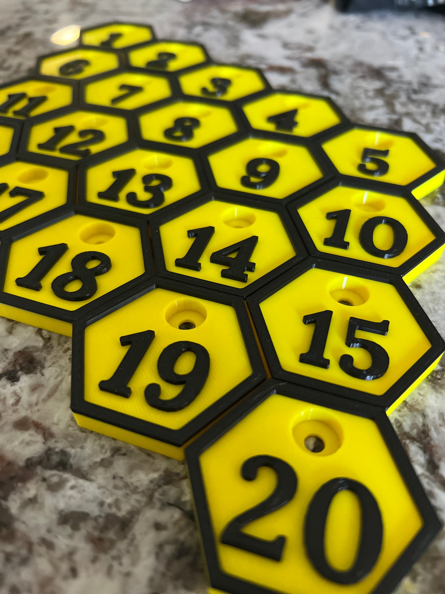 Beehive Number Tags -Pack of 20